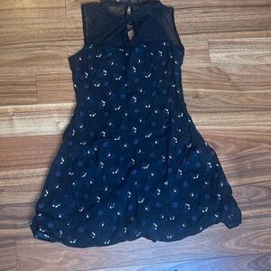 Hollister floral print summer sun dress mini short dress beach‎ woman's medium